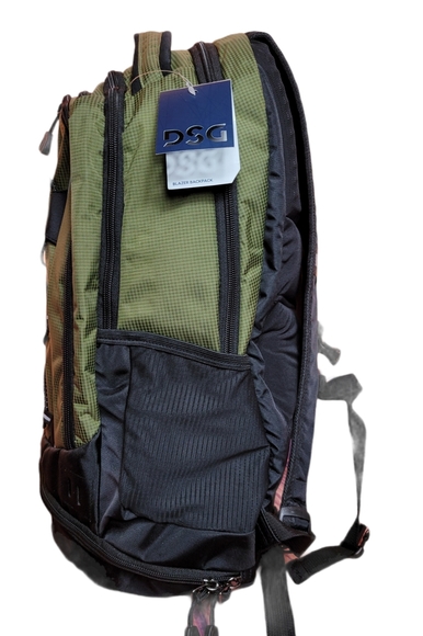 *New* Green and black DSG Blazer Backpack w USB cable ability - Picture 3 of 6